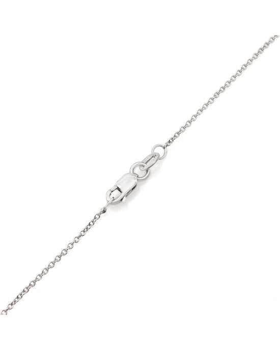 0.42ct Round Diamond Solitaire Drop Necklace