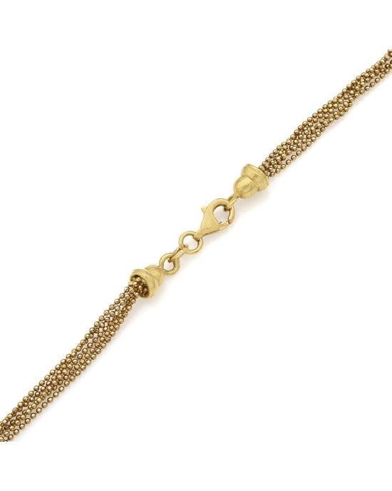 18KY Diamond Capped South Sea Pearl Necklace