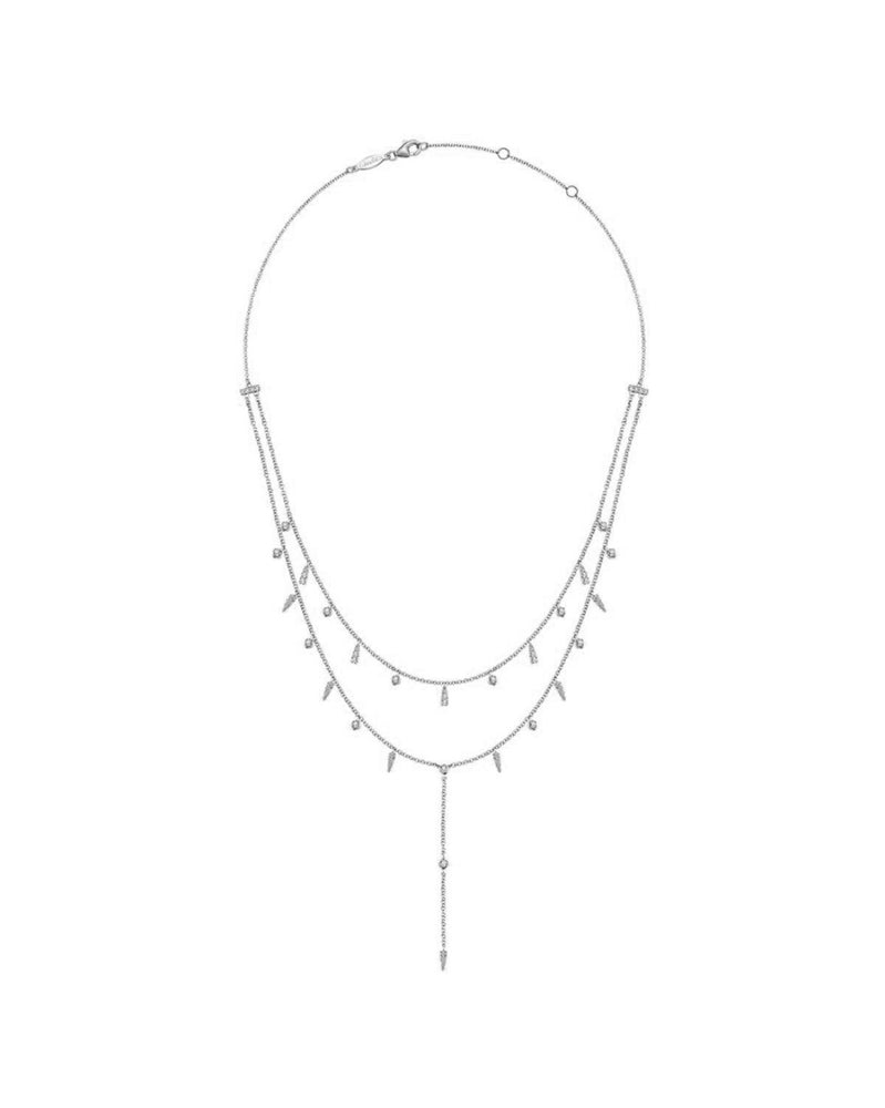 Gabriel & Co. Kaslique Diamond Y Necklace