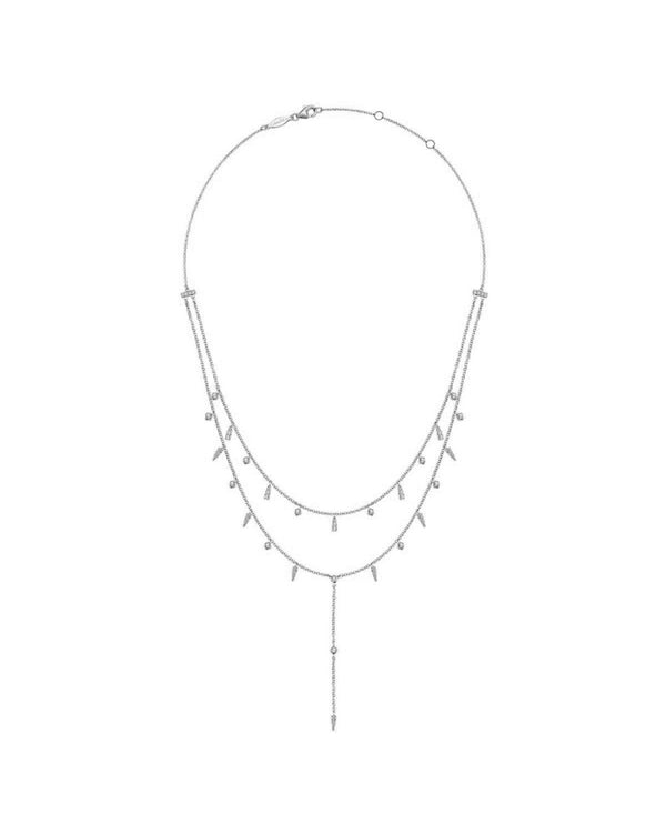 Gabriel & Co. Kaslique Diamond Y Necklace