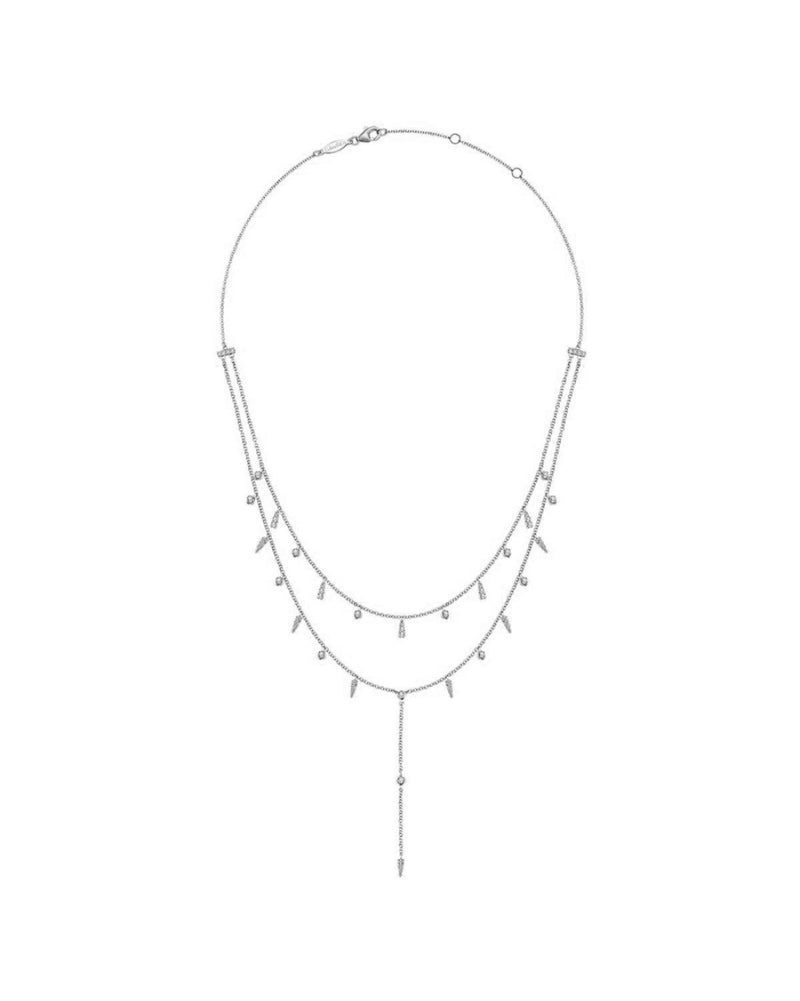 Gabriel & Co. Kaslique Diamond Y Necklace