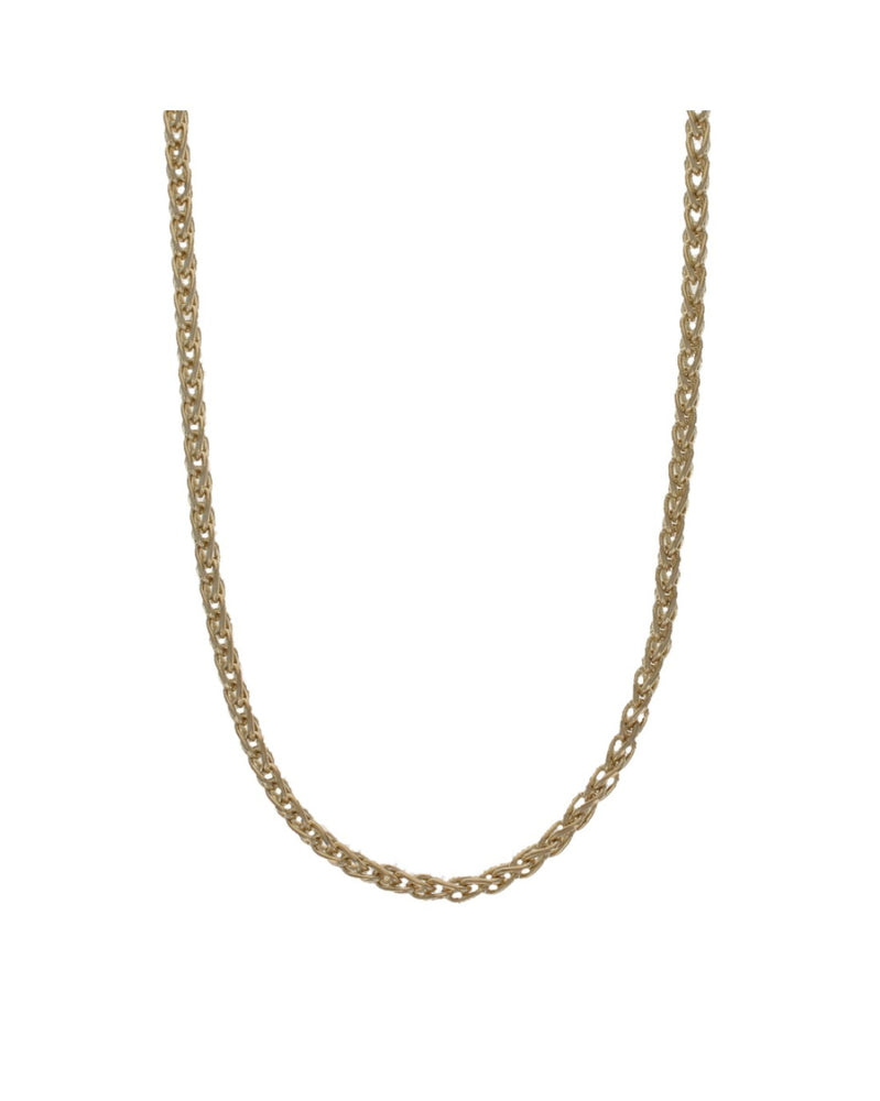 Wheat Chain Necklace in Gold