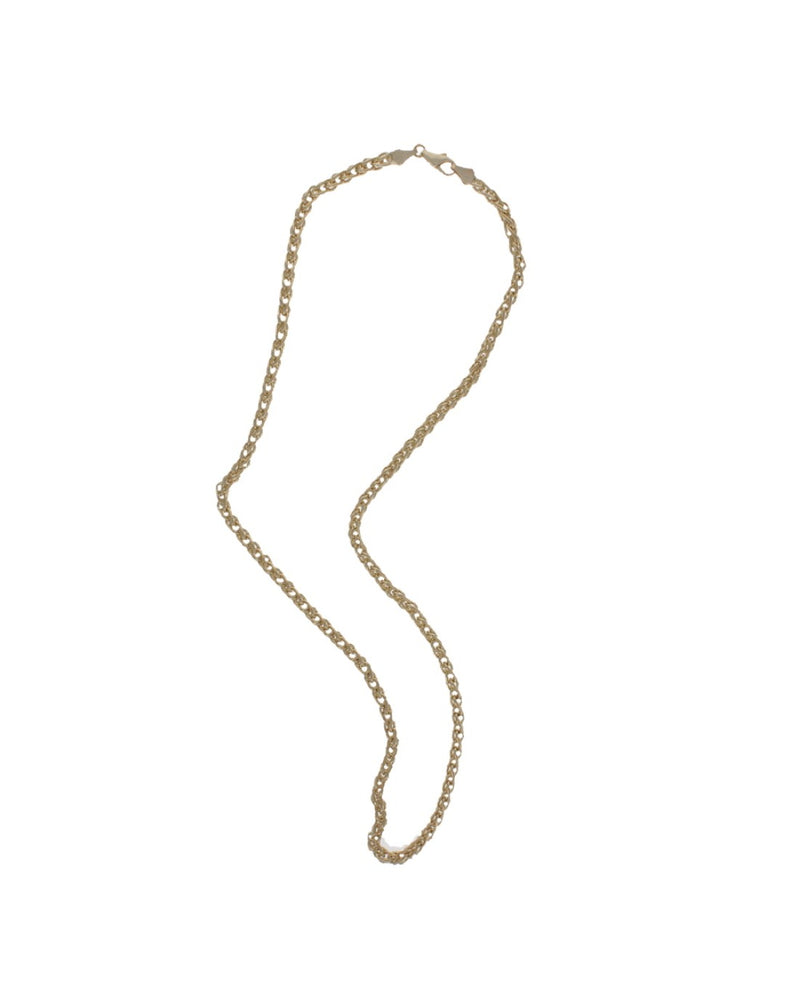 Wheat Chain Necklace in Gold