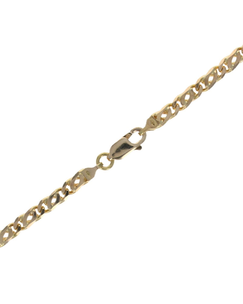 Custom Curn Mariner Link Necklace in Yellow Gold