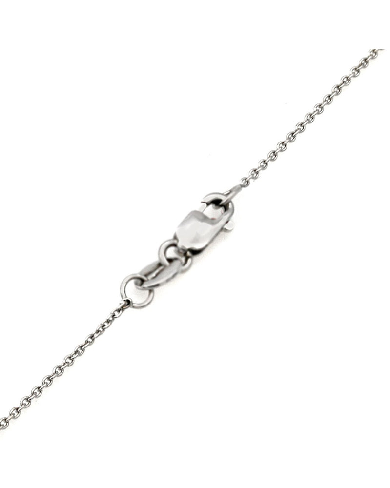 Diamond Inital B on Cable Chain Necklace