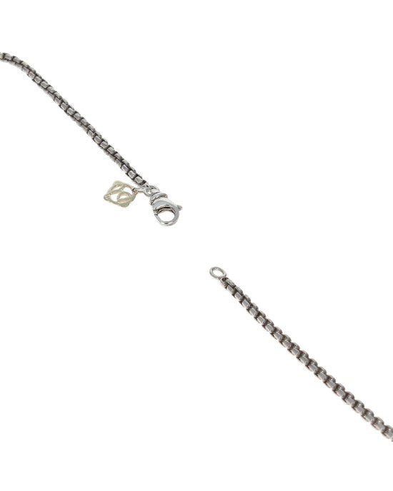 David Yurman Peteite Albion Necklace in Sterling Silver and 14K Yellow Gold