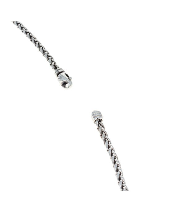 David Yurman Classic Wheat Necklace in Sterling Silver