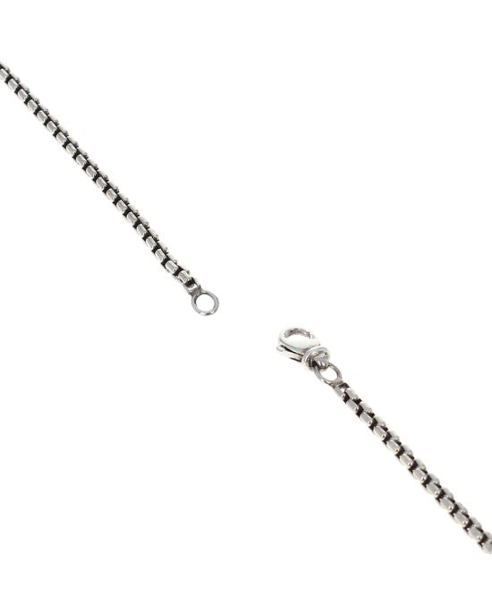 David Yurman Petite Cookie Necklace in Sterling Silver and 18K Yellow Gold