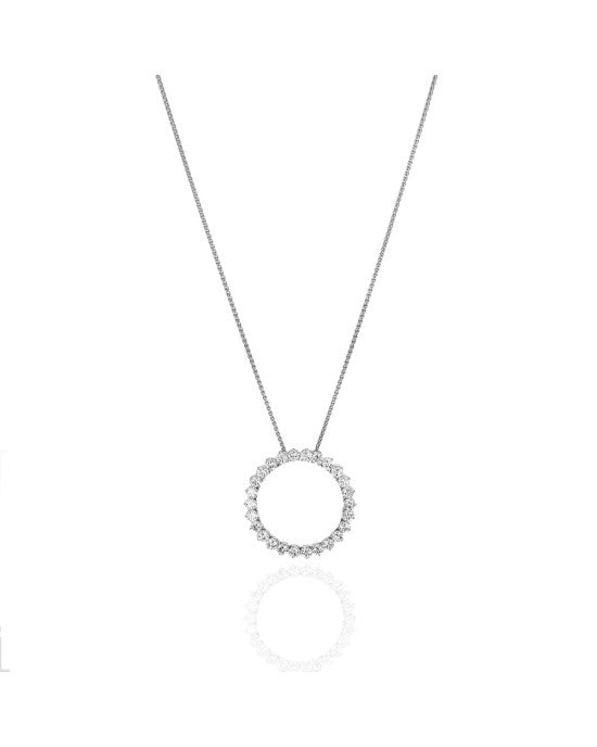 Diamond Circle of Life Necklace