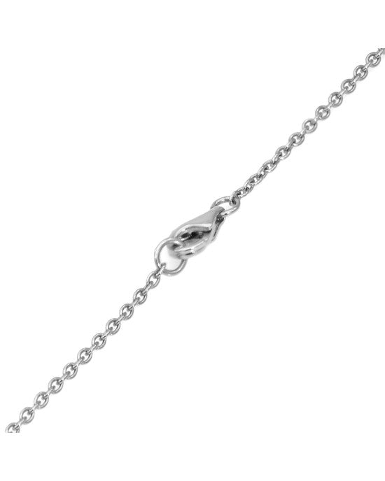 Diamond Butterfly on Cable Chain Necklace