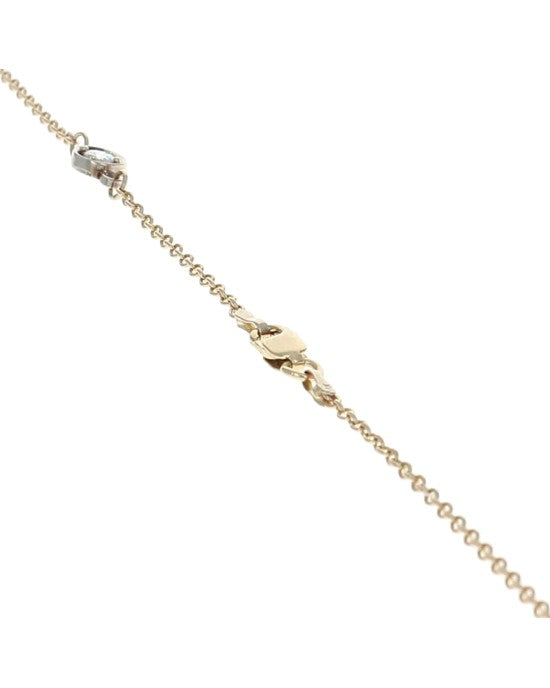 Diamond by the Yard Necklace in Yellow Gold