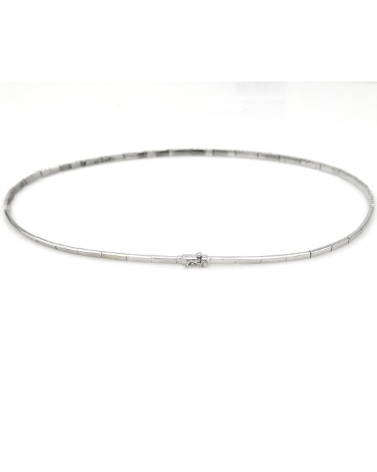 Diamond Bar Link Necklade