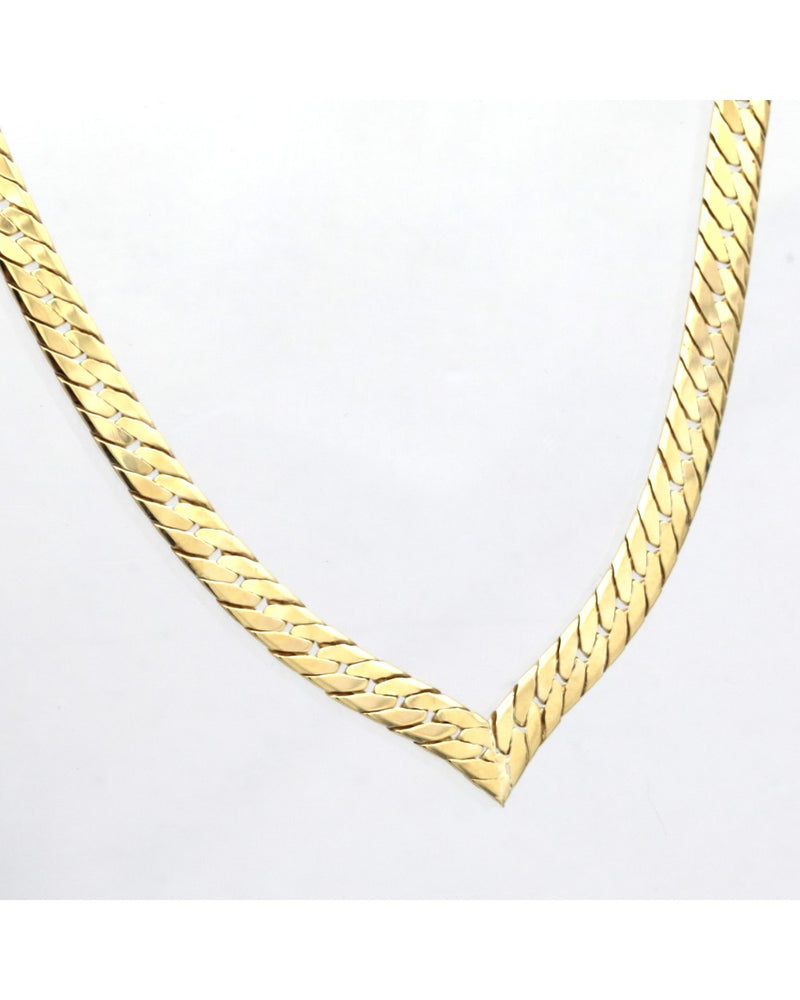 Chevron Herringbone Chain Necklace