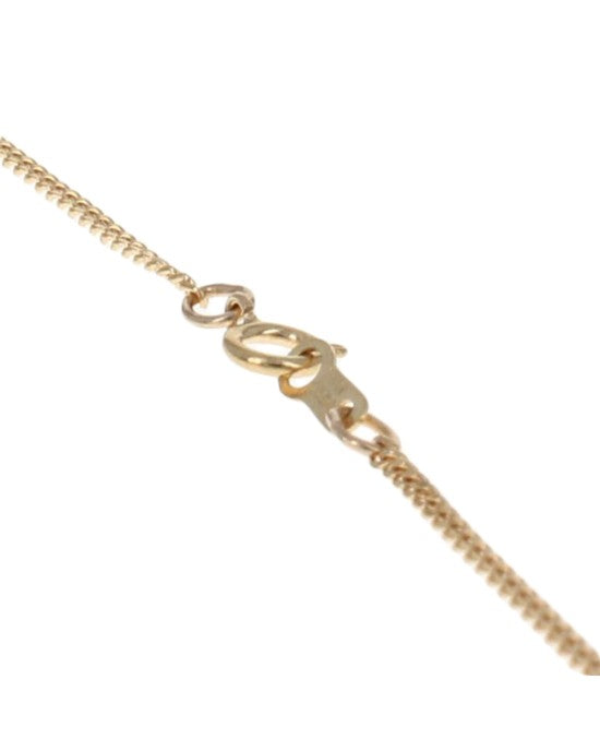 Sapphire and Diamond Halo Drop on Curb Chain Necklace