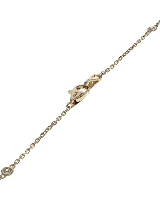 Diamonds by the Yard Necklace in Gold