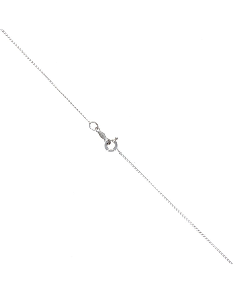 Pearl and Diamond Crossover Drop on Cable Chain Necklace