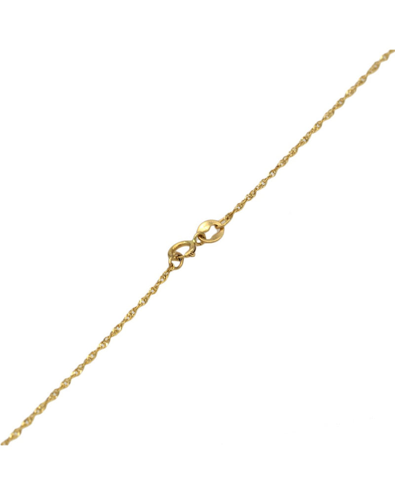 Golden Pearl and Diamond Star Accent Drop Necklace