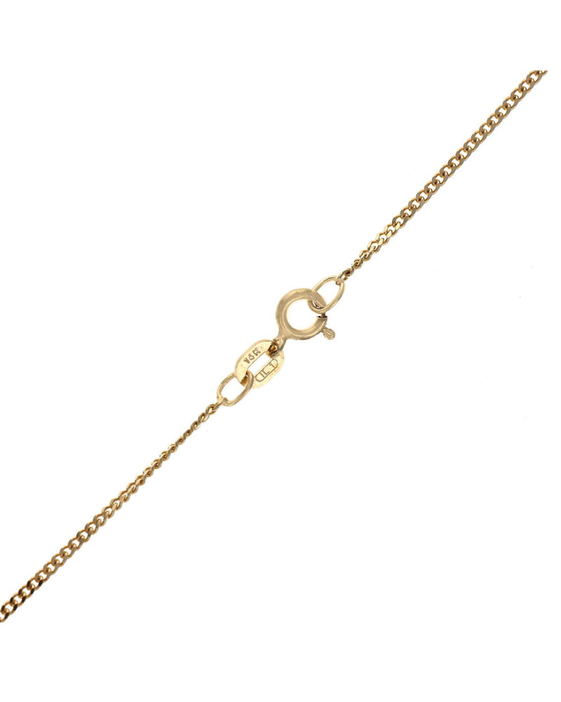 Diamond in Diamond Open Heart Necklace in Yellow Gold