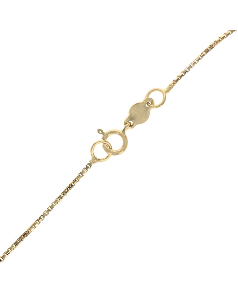 Diamond 3 Station Drop Necklace in White and Yellow Gold