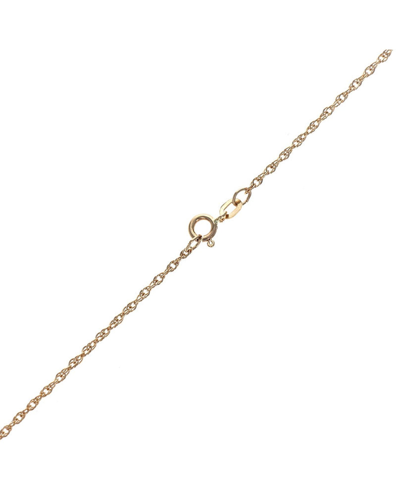 Overlapping Diamond Hearts Necklace in White and Yellow Gold