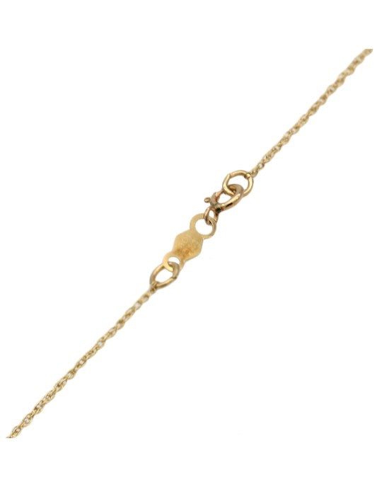 Citrine Flower Necklace in Yellow Gold