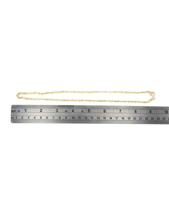 U Ball Link Chain Necklace in 18K Gold