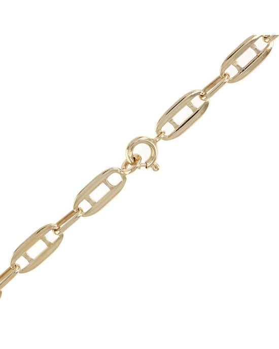 Mariner Chain Necklace in Yellow Gold