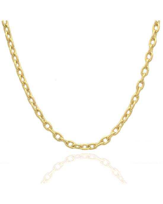 Cable Chain Necklace in Yellow Gold