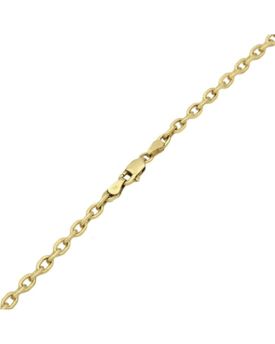 Cable Chain Necklace in Yellow Gold