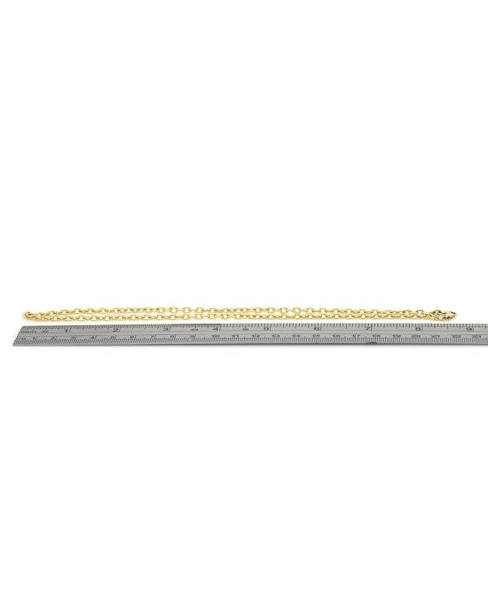 Cable Chain Necklace in Yellow Gold