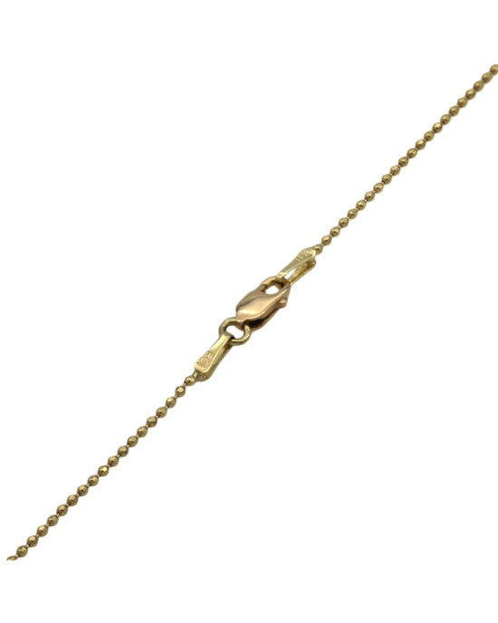 Sapphire and Diamond Station Necklace in Yellow Gold