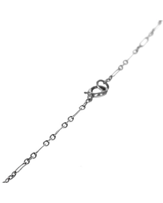 Diamond Open Cut Necklace in White Gold