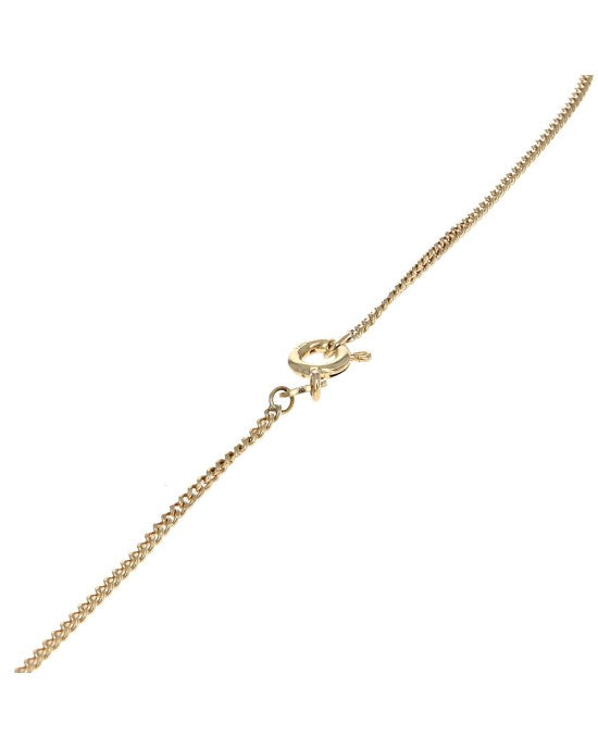 Large Diamond Heart Necklace in Yellow Gold