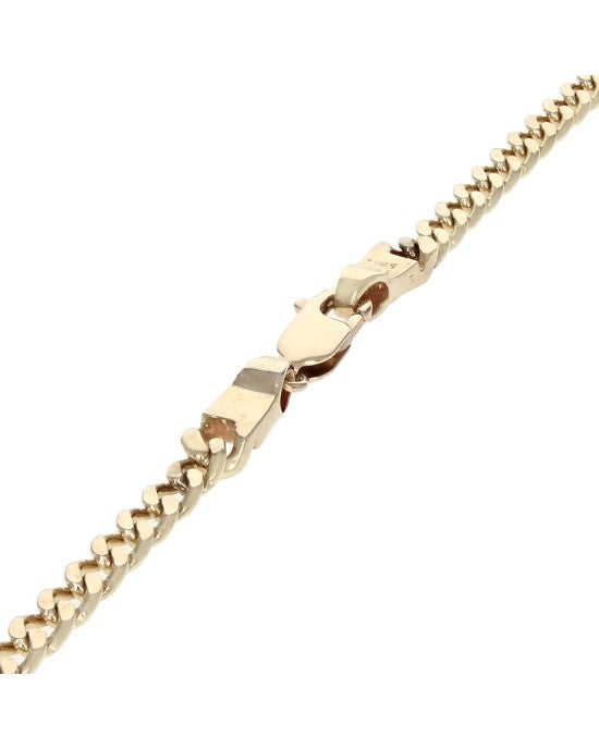 Curb Link Chain in Yellow Gold