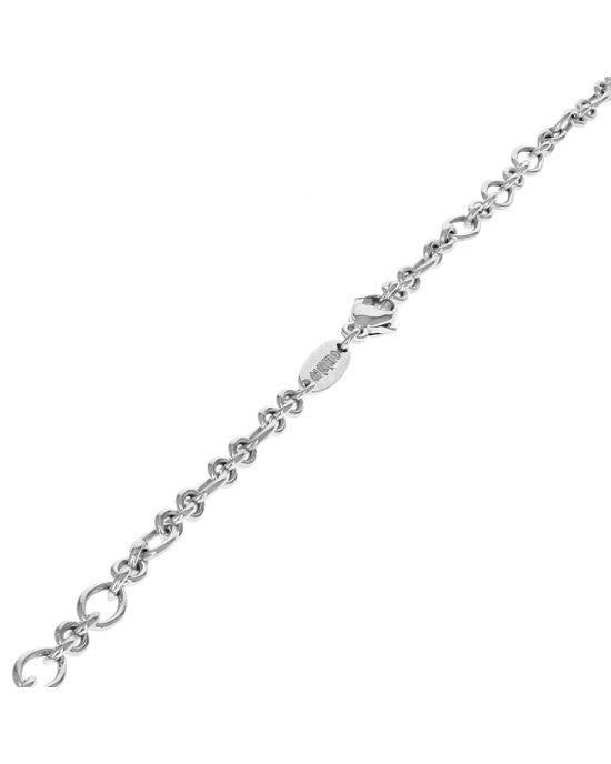 Mimi So Diamond Oval Station Chain Necklace