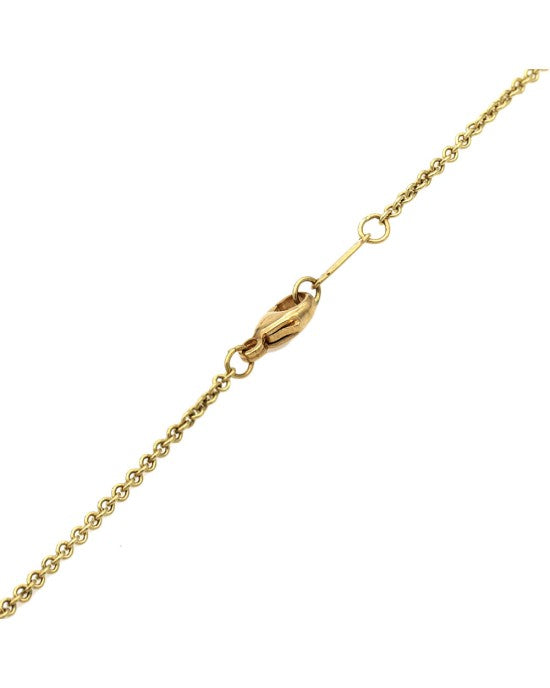 Tiffany & Co. Puffed Heart Necklace in Yellow Gold