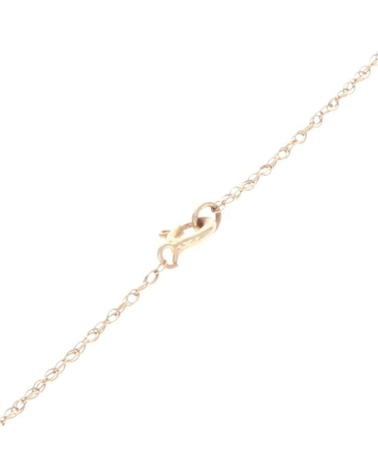 Pearl and Diamond Station Necklace in Yellow Gold