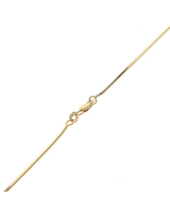 Lady Justice Medallion Necklace in Yellow Gold