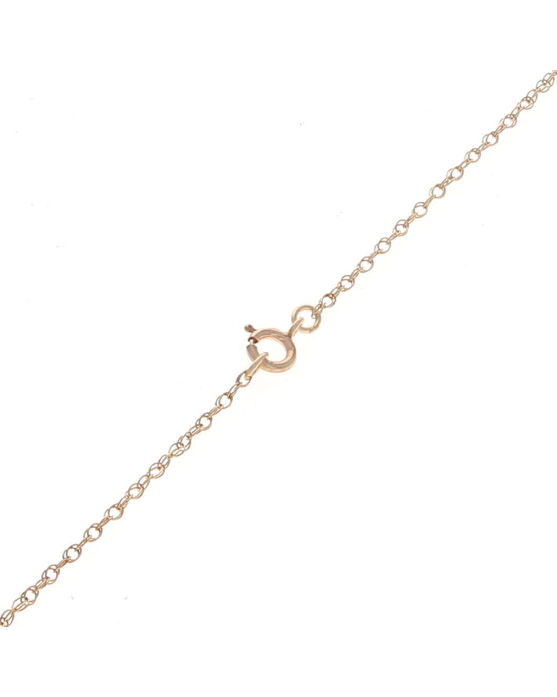 Diamond Fluted Bar Drop Necklace