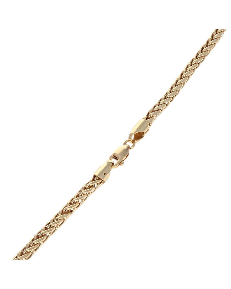 Wheat Chain Necklace in Gold