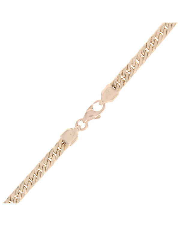 Cuban Link Chain Necklace in Yellow Gold