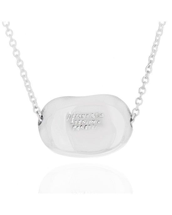 Elsa Peretti Bean Necklace in Sterling Silver