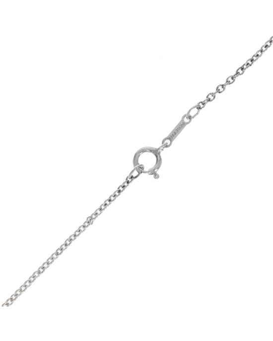 Elsa Peretti Bean Necklace in Sterling Silver