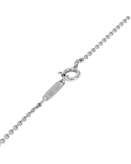 1837 Double Cross Necklace in Sterling Silver