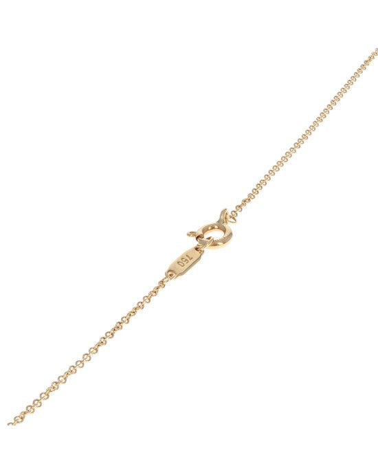 Tiffany & Co. Pearl and Diamond Drop Necklace in Yellow Gold