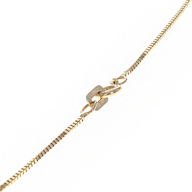 Peridot and Diamond Halo Drop Necklace in Yellow Gold