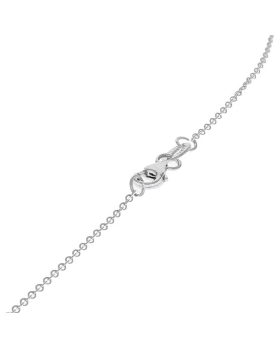 EFFY Diamond Lattice Drop Necklace in White Gold