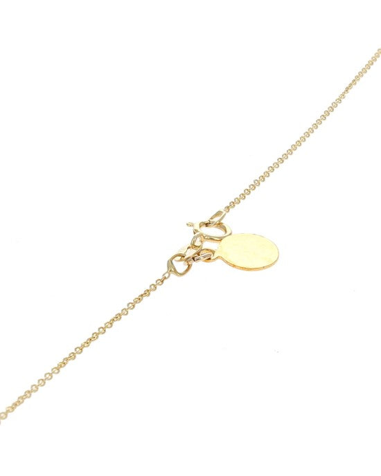 Zoe Chicco Itty Bitty Cross Cable Necklace