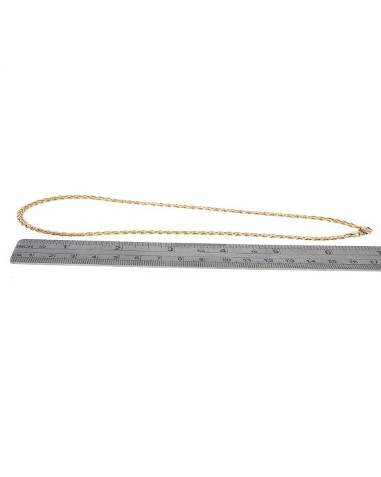 Flat Foxtail Link Chain Necklace