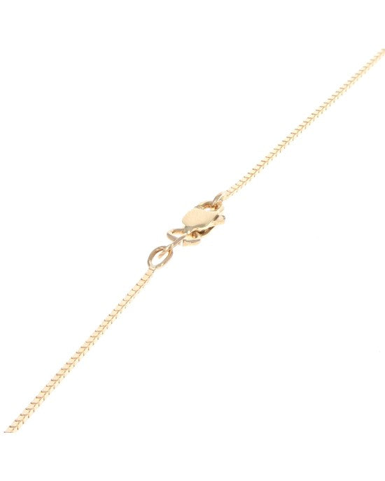 Diamond Solitaire Heart Drop Necklace